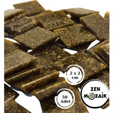 Sanatsal Mozaik Çalışmalarınız Için 20X20 mm (2x2 Cm) Renkli Cam Mozaik Taşı