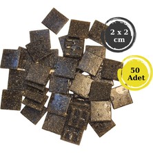 Sanatsal Mozaik Çalışmalarınız Için 20X20 mm (2x2 Cm) Renkli Cam Mozaik Taşı