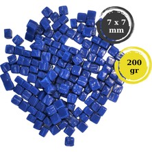 Sanatsal Mozaik Çalışmalarınız Için Renkli Cam Mozaik Taşı - 7x7 mm