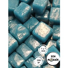 Sanatsal Mozaik Çalışmalarınız Için Renkli Cam Mozaik Taşı - 7x7 mm
