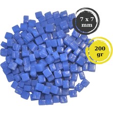Sanatsal Mozaik Çalışmalarınız Için Renkli Cam Mozaik Taşı - 7x7 mm