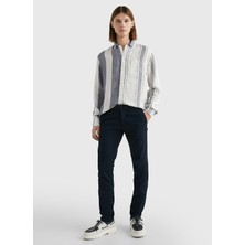 Tommy Hilfiger Normal Bel Normal Paça Slim Fit Mavi Erkek Pantolon MW0MW28883DW5