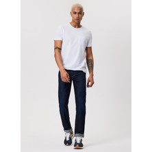 Lee Cooper Jagger Normal Bel Dar Kesim Düz Paça Mavi Erkek Jean Pantolon