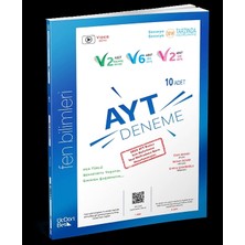 ÜçDörtBeş Yayınları AYT Video Çözümlü 10 Fen Bilimleri Denemesi İlk Dönem 2023