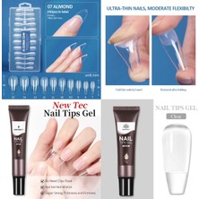 Ellea Nail Koskoe Jel Tips Tırnak Seti 07 Almond