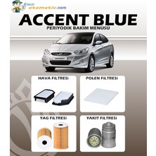 Asbe Otomotiv Hyundai Accent Blue 1.6crdı 10- Filtre Bakım Seti