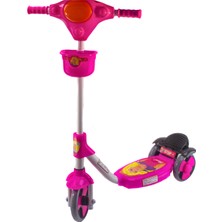 Mix Oyuncak Scooter 3 Tekerlekli Frenli Prenses Scooter Sepetli 81 cm