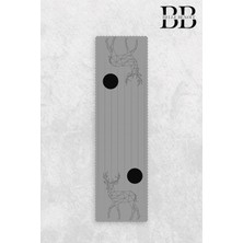 Belle Benoit Modern Tasarım Dijital Baskılı Hediyelik Dekoratif Amerikan Servisi Runner 140X40 cm