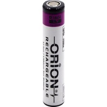 Orion 18650 3.7V 2600MAH Şarj Edilebilir Li-Ion Pil ( 5c Anlık 13  )