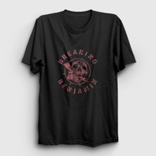 Presmono Unisex Siyah Bolt Breaking Benjamin T-Shirt