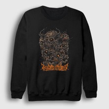 Presmono Unisex Siyah Deads Thy Art Is Murder Sweatshirt