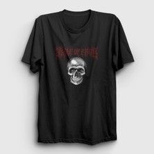 Presmono Unisex Siyah Skull Cradle Of Filth T-Shirt