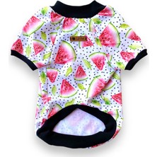 Luli Pet Karpuz Desenli Kedi Köpek T-Shirt