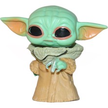 Elifeshop Star Wars The Mandalorian Grogu Baby Yoda Pop Stil 3 Boyutlu Koleksiyon & Karakter Figür Oyuncak