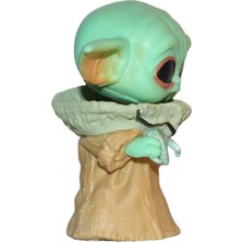 Elifeshop Star Wars The Mandalorian Grogu Baby Yoda Pop Stil 3 Boyutlu Koleksiyon & Karakter Figür Oyuncak