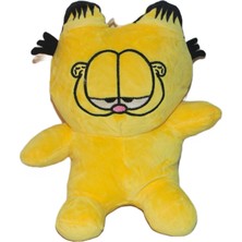 Elifeshop Ithal Kumaş Tembel Kedi Garfield Karakter Figür Peluş Oyuncak Oyun Uyku Arkadaşı Yastık Peluş 24 cm