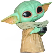 Elifeshop Star Wars The Mandalorian Grogu Baby Yoda Pop Stil 3 Boyutlu Koleksiyon & Karakter Figür Oyuncak 2