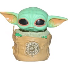 Elifeshop Star Wars The Mandalorian Grogu Baby Yoda Pop Stil 3 Boyutlu Koleksiyon & Karakter Figür Oyuncak 3