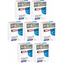 Kotex Ultra Dev Eko Gece 22'li - 7'li Paket