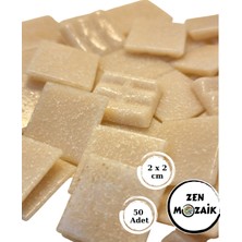 Zen Mozaik Sanatsal Mozaik Çalışmalarınız Için 20X20 mm (2x2 Cm) Renkli Cam Mozaik Taşı