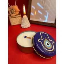 Yeyu Candles Nazar Boncuklu Teneke Mum