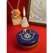 Yeyu Candles Nazar Boncuklu Teneke Mum