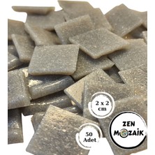 Zen Mozaik Sanatsal Mozaik Çalışmalarınız Için 20X20 mm (2x2 Cm) Renkli Cam Mozaik Taşı