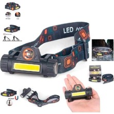 Ennalbur High Power Kafa Lambası Su Geçirmez Şarjlı