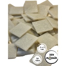 Zen Mozaik Sanatsal Mozaik Çalışmalarınız Için 20X20 mm (2x2 Cm) Renkli Cam Mozaik Taşı