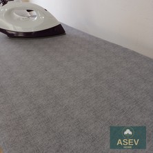 Asev Home Keçeli Ütü Masası Kılıfı 50X140CM Astor Gri