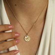 By Milo Jewellery Ancient Sagittarius Altın Yay Burç Kolye