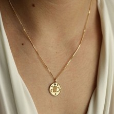 By Milo Jewellery Ancient Scorpion Altın Burç Kolye