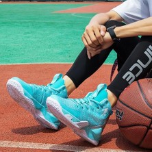 HaiTun Adam Işık Basketbol Ayakkabıları Nefes Anti Kayma Basketbol Sneakers Erkekler Lace Up Spor Spor Bileziği Çizmeler Ayakkabı Sepeti Homme | Basketbol Ayakkabıları (Yurt Dışından)