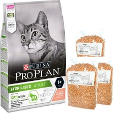 Proplan Somonlu Kısırlaştırılmış Yetişkin Kedi Maması 3 kg Ekopaket