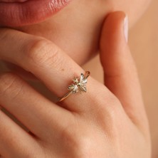 Sembol Gold 14 Ayar Altın Arı Yüzük Bee