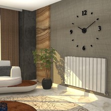 Nixrad Nirvana 500X1670 Antrasit 21 Dilim Dekoratif Hibrit Alüminyum&çelik Isı Verimliliği Arttırılmış Dizayn Radyatör