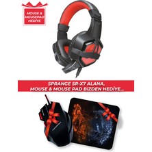 Sprange Sr-X7 Spranger 108 Db/mw Pc Oyuncu Kulaklığı ( Mouse & Mousepad Hediyeli )