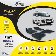 Perflex Paspas 3D Havuzlu X-Mat Doblo 2 2010+2015