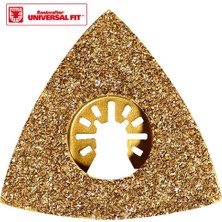 Worx WA4966 Çok Amaçlı Raspalama Makinası Için 75X75MM Karbür Kaplama Harç, Boya, Yapıştırıcı Universal Zımpara Başlığı