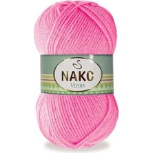 Nako Vizon 04211 5 Adet Premium Akrilik El Örgü Ipi Şeker Pembe
