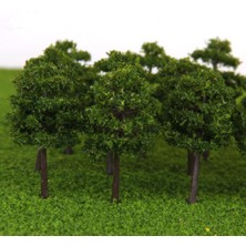 Jurnish 40 Adet Model Ağaç Model Tren Parkı Ağaçları Ho N Z Ölçekli Manzara 50MM Yükseklik (Yurt Dışından)