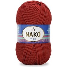Nako Vega Premium Akrilik El Örgü Ipi 5 Adet 06679 Kıvılcım
