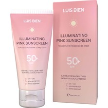 Luis Bien Ton Eşitleyici Spf 50+ Tüm Ciltler Için Yüksek Korumalı Pembe Güneş Kremi 50 ml