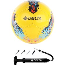 Delta Best  Lazer Yapıştırma 4 Numara Futbol Topu + Top Pompası