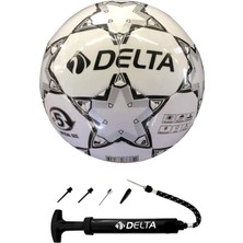 Delta Stapler 5 Numara Dikişli Futbol Topu + Top Pompası