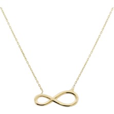 İryum Altın Sonsuzluk Kolye