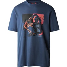 The North Face M Graphic T-Shirt Erkek Tişört Lacivert