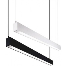 Mikro Aydınlatma Lineer Armatür 100CM(BEYAZ Kasa,gün Işığı 3000K) Ledli Sarkıt Modern LED Avize, Salon, Mutfak 22W
