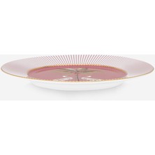 Pip Studio La Majorelle Pembe Porselen Pasta Tabağı 17 cm