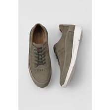 Bueno Shoes Haki Nubuk Erkek Günlük Ayakkabı10